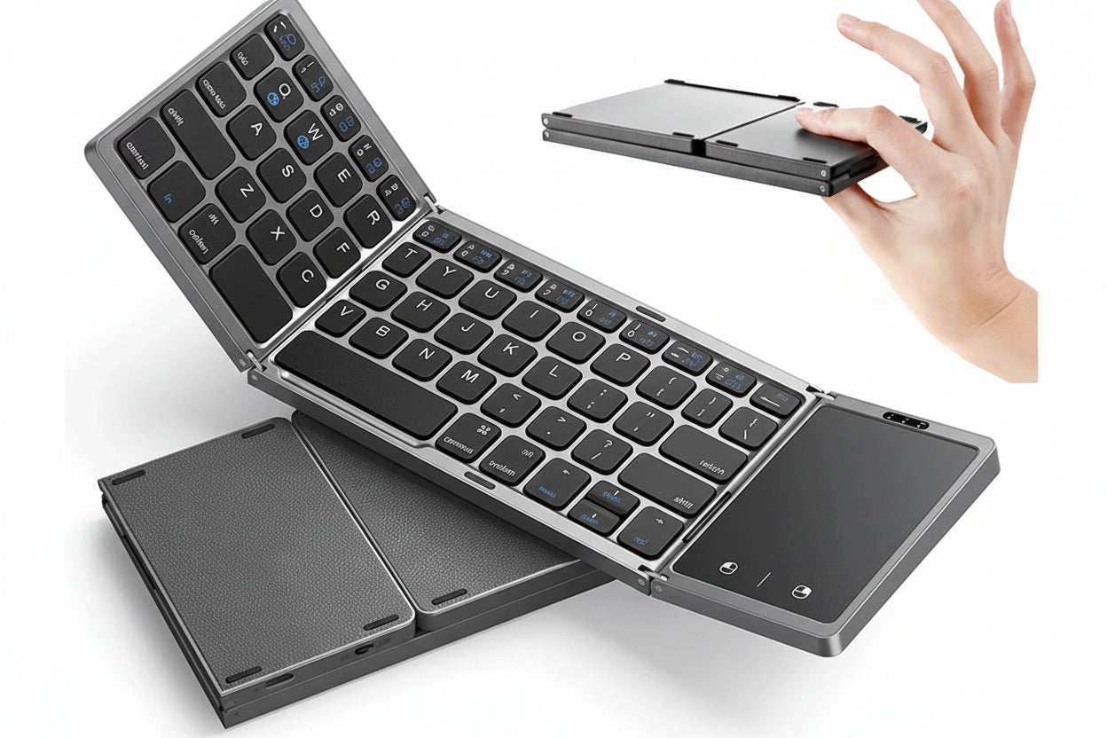 Mini Folding Dual Keyboard