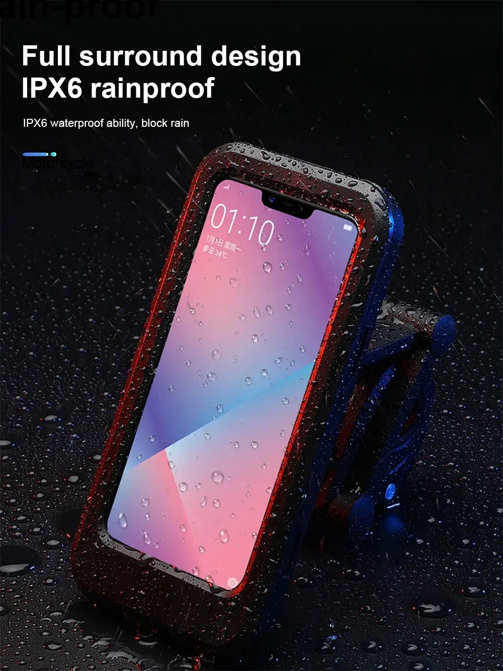 Waterproof Phone Holder for Motorcycle/Bike