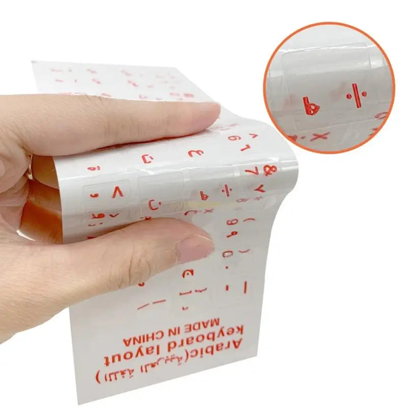 Waterproof Arabic Keyboard Stickers