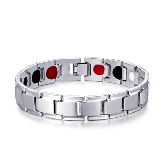 Trendy Stylish Men Strength Therapy Bracelet Adjustable Health Sleep Better Energy Bio Magnetic Bracelets Bangles for Male Gift