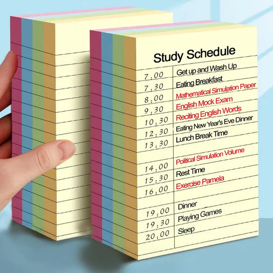 Line sticky notes for students