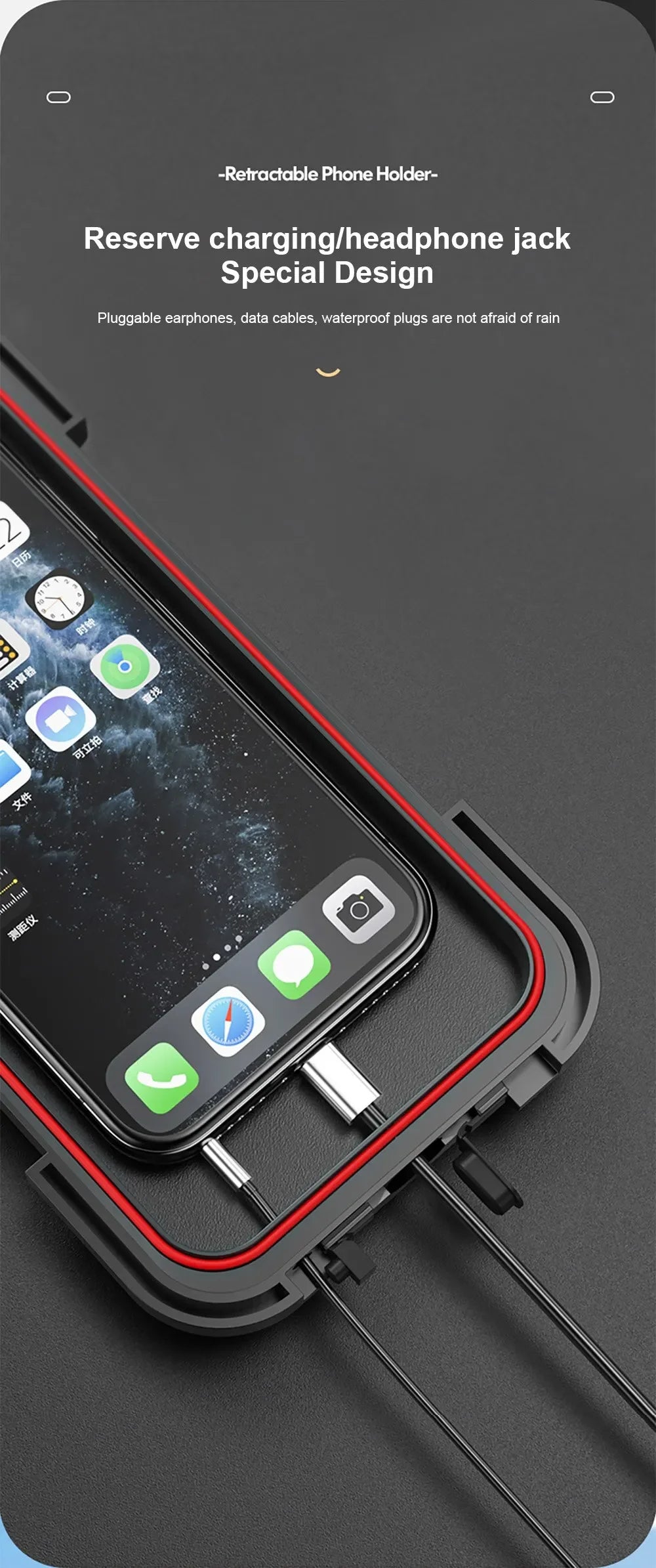 Waterproof Phone Holder for Motorcycle/Bike